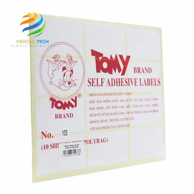 giấy in tem mã vạch a4 tommy chất lượng cao giá rẻ